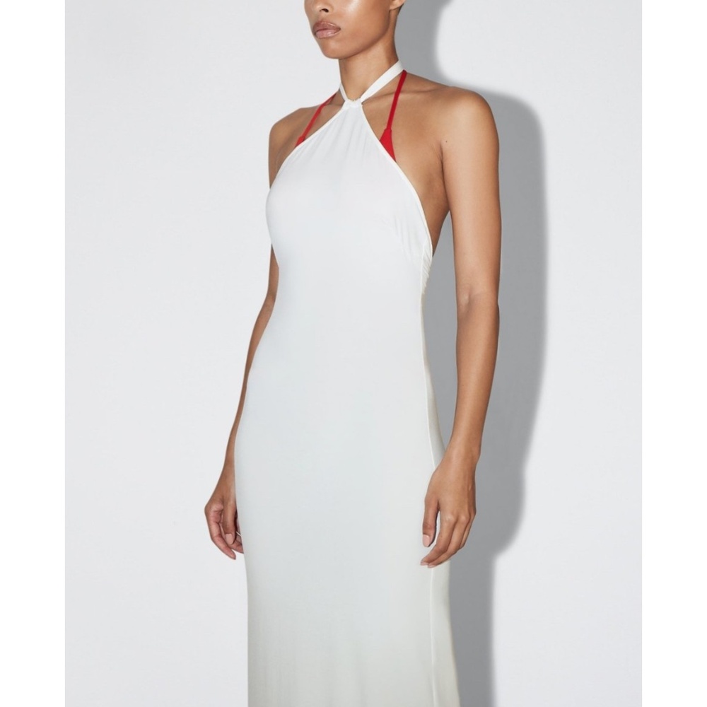 KHY HALTER BACK TIE MAXI DRESS